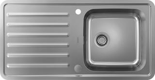 hansgrohe Einbauspüle S4113-F400 400/400 955x485mm, m Tropffl, aut ALG, ES