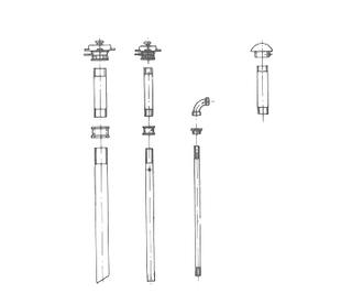 DH Tankarmatur VK/DK D= 2500 f.6608 Füllrohr 2", Saugrohr 1 1/4"
