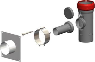 ATEC Anschluss-Set PolyBit DN 110, DN 60/100, Bajonett, MFB
