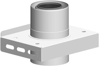 ATEC Konsole PolyClassic +Iron/White DN 60/100, PP, Edelstahl weiß