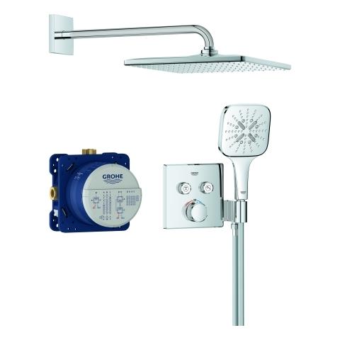 Artikelbild 1 des Artikels „GROHE Duschsystem Grohtherm Smartcontrol UP, mit Rainshower Mono310 Cube, chrom chrom“