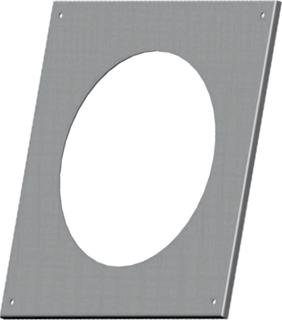 Wolf Rosette DN 160, w, ek, z. Abd. d. Mauerdurchbr.