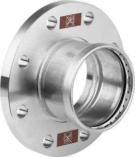 Viega XL-Flanschübergang Temponox 1759XL DN 65x76,1mm, St. n. rostend, SC-Contur