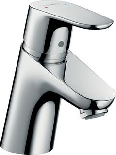 hansgrohe WT-Einhebelmischer Focus 70 mit Zugstangen-Ablaufgarnitur, chrom