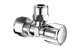 Schell Eckventil COMFORT d=15mm G 1/2 AG, m regul., kiwa, verchr.
