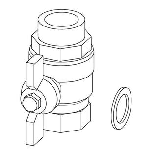 Uponor Combi Port Gen x1,DN25,MT/FT,red