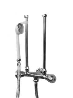 KWC Zweigriff-Armatur Kuri vc, NW 3/8", ND, f Du., mit Handbrause