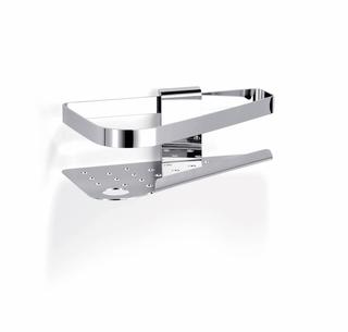 Giese Duschkorb Newport Eckmodell mit Halter für Rasierer, 143 x 220 x 78 mm