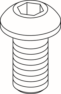 IS Flachkopfschraube M6x12