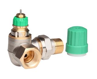 Danfoss Ventil-Geh. Dynamic Valve RA-DV 15, Rp 1/2/R 1/2, WE, li, m vernickelt
