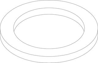 BOSCH Ersatzteil TTNR: 87161156800 Dichtung 18.6 x 13.5 x 1.5 (1x)