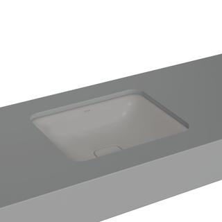 VitrA Unterbauwaschtisch New Metropole 50x40x17cm, re, o ÜL.Schl., steingrau ma