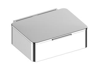 Keuco Feuchtpapierbox Plan m Deck, herausn. Behälter, Edelstahl