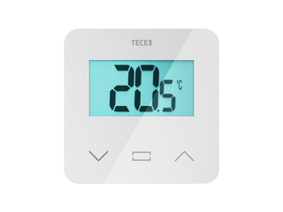 TECE Raumbediengerät SH-DTH TECEfloor Temp. und Feuchte, LCD-Display, weiß