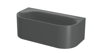 Badewanne BetteLux Oval Silouette-I-3415 smoke, 170x80x45cm, freistehend