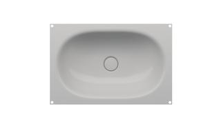 Unterbau-Waschtisch BetteComodo A217 57,4x38cm, silver