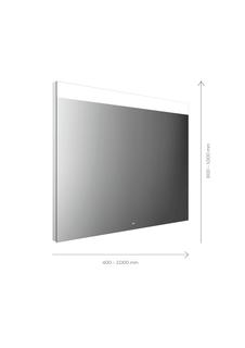 EMCO LED-Lichtspiegel MI 250 1300x600mm, m durchg. br. Lichtaus. oben