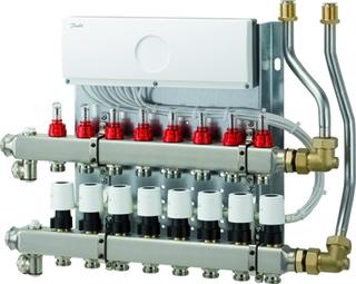 Wolf Heizkreisverteiler CAT LT (-CIRC) 10 HK, mit Regler, UF-Control 230 V