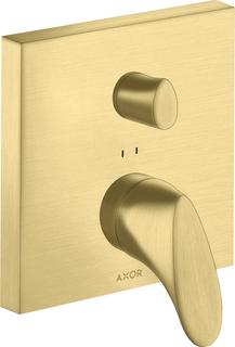 hansgrohe Fertigset Axor Starck Organic UP-Wannen-Einhebelmischer, brushed brass