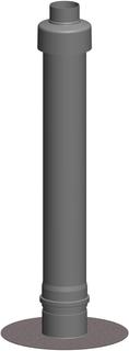 ATEC Flachdach-Abgasdurchgang 1250mm, DN 110/160, OBT Bitumen-Schweißb