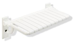HEWI DU-Klappsitz,re-eckig (USA),S.801 B27 5/16"T15 1/16" anthrazgr