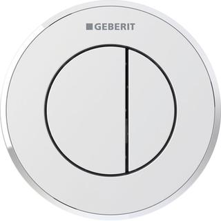 Geberit WC-Steuerung Typ 10 pneu ro 2-Mg, Ros./Tast. mvc, Rg. hgl-vc