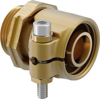 Uponor Übergangsnippel Wipex 32mmxG 1, 10 bar, Messing