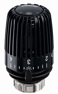 Heimeier Thermostat-Kopf K Standard, tiefschwarz RAL 9005