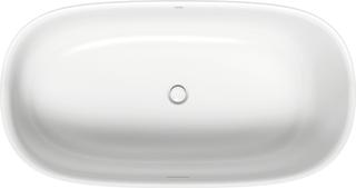 Duravit Badewanne Zencha 160x85x45,5cm, 1 RS, frei., matt-weiß