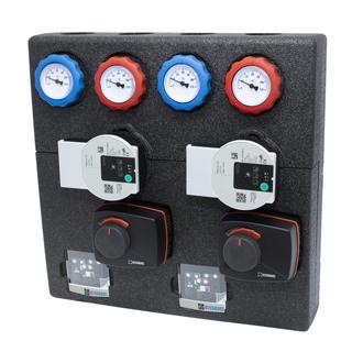 Esbe Doppel-Pumpengruppe DAA 111 DN 20, Wilo P 15/8-75/SC, gem./gem.