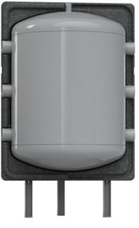 DK Minipuffer 100L mit Dämmung mit 6x 1 1/2 IG + 1/2 IG-Entlüftung