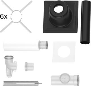 BOSCH Grundbausatz FC-Set80-B53x d 80mm, An hi., Abdeckung Kunstst., sw