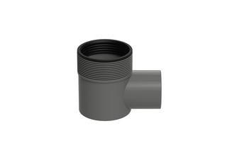 ESS Siphongehäuse Multi Ausgang 50mm, Abgang waagerecht