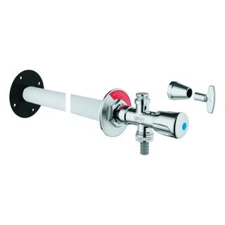 GROHE Außenwandventil-Bausatz Eurotec ohne Rohrbelüfter, 1/2", chrom