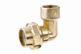 BEULCO PE-Winkelstück 88310 3/4" AGx25mm, 90G, MS, ohne Stützrohr