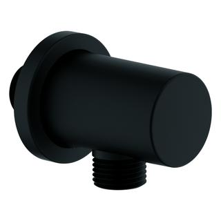 GROHE Wandanschlussbogen Rainshower 1/2", runde Rosette, phantom black