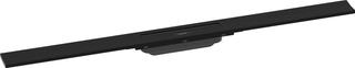 hansgrohe RainDrain Flex Duschrinne 900mm, schwarz matt, Fertigset, kürzbar