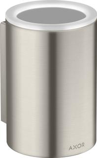 hansgrohe Zahnb Axor Universal Circular d 76x114mm, Wd-mont., Edelstahl Finish