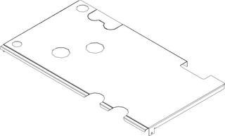 BOSCH Ersatzteil TTNR: 8738209431 Abdeckung A/W hinten