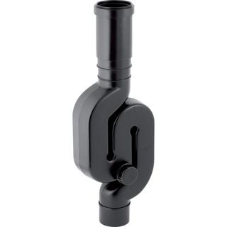 Geberit Schnecken-Geruchsverschluss PE DN 70, mit Serviceöffnung 50mm, PE-HD
