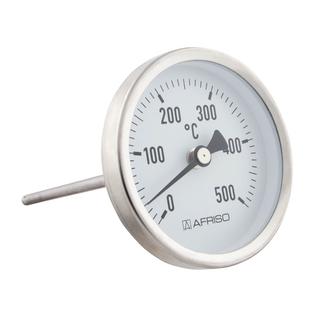 Afriso Rauchgasthermometer RT 80 150mm, 0/500 GradC, Gehäuse-d= 80mm