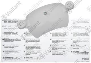VA Deckel, mit Schrauben und Dichtung Vaillant-Nr. 094701