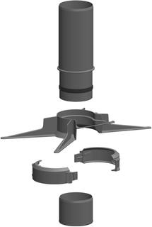 ATEC Montage-Set PolyTop DN 80, für Rohr flexibel