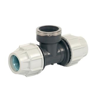 Plasson T-Stück Serie 18 63xRp 1 1/4x63mm, Was. 16 b, 90Gr, IG PP