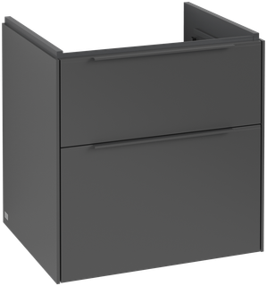V&B Waschtisch-Unterschrank Subway 3.0 57,2x57,6x47,8cm, o LED/Gr. mon., graph.