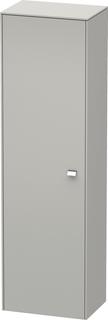 Duravit Hochschrank Brioso 52x36x177cm, T li, chrom/Betongrau matt