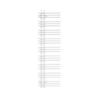 Zehnder Design-Heizkörper Yucca Asym YA-130-040, 1304x378mm, cream, RAL 9001