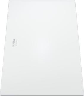 Blanco Glasschneidbrett 42x24cm, Glas weiß satiniert