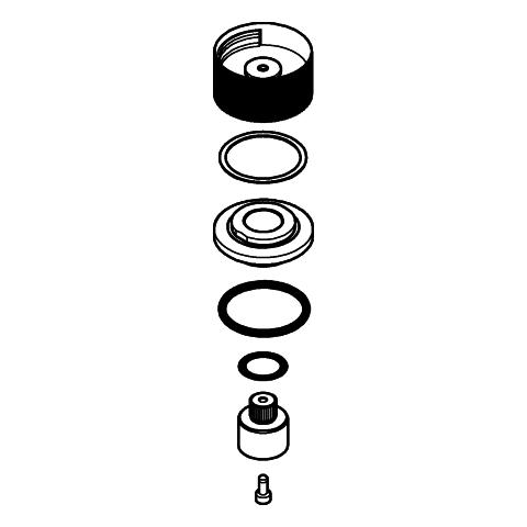 Artikelbild 2 des Artikels „GROHE Griff 101299 hard graphite gebürstet “