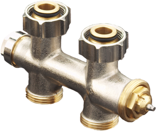 Oventrop Anschlussarmatur Multiblock T G 3/4 ÜMxG 3/4 AG, DG, 1-/2-Rohrarm.